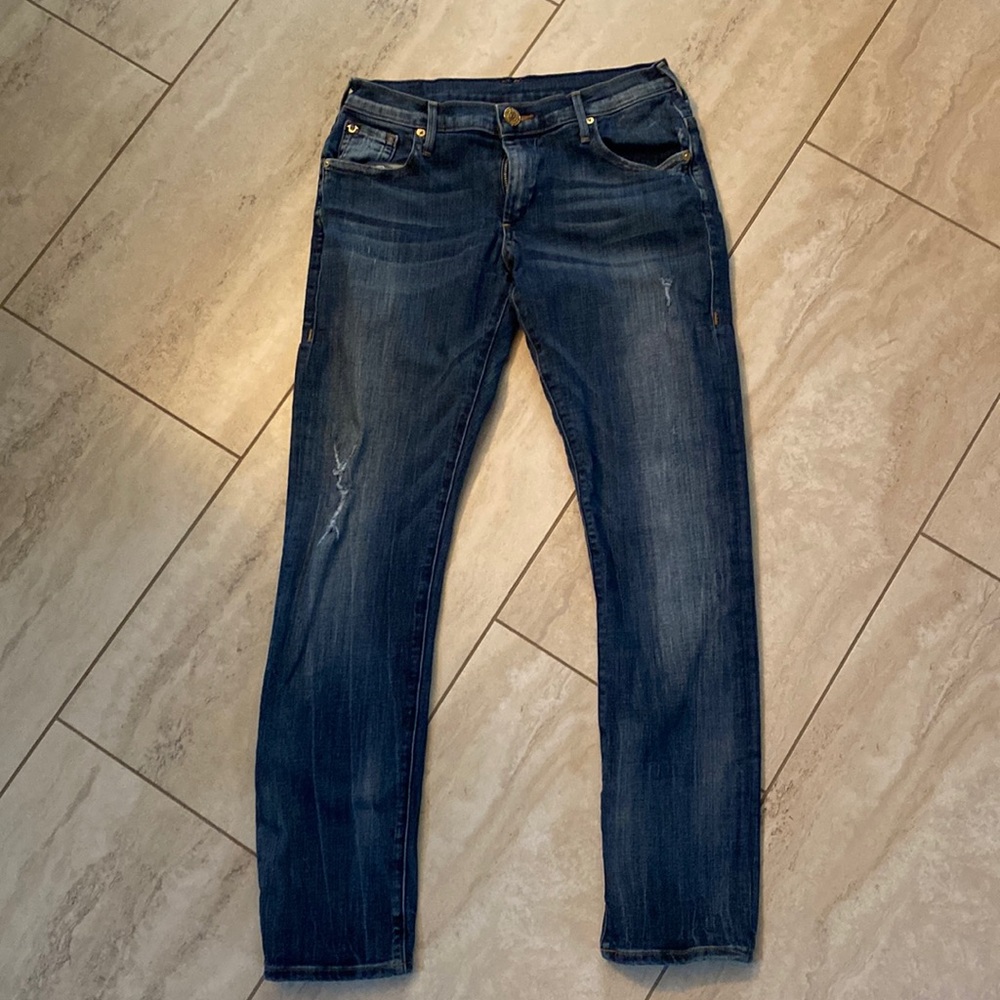 True Religion Slim Boyfriend Jeans
